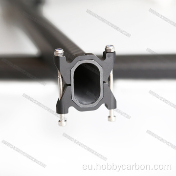 EBay aluminiozko clamp drone fpv besoa beltza